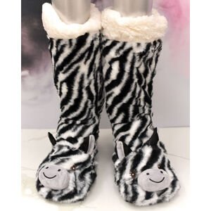 Dámske zateplené termo ponožky ZEBRA