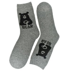 Termo sivé ponožky BearWarm 35-41