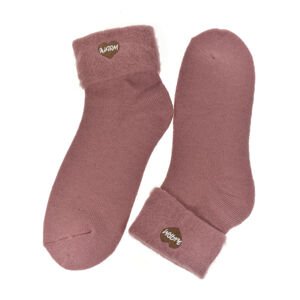 Teplé dámske spandex staroružové termo ponožky CozyHeart