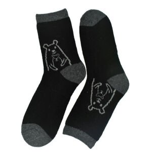 Termo čierno-sivé ponožky BearWarm 35-41
