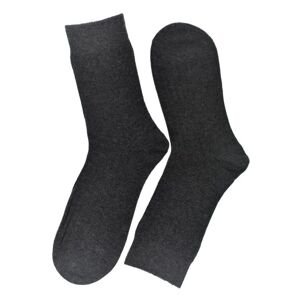 Pánske bavlnené tmavosivé ponožky MR-PAMUT ComfortFit