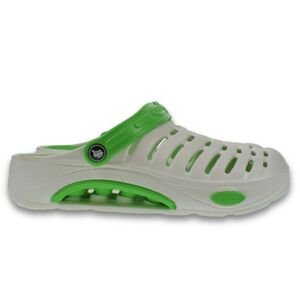 Bielo-zelené crocsy UNISEX