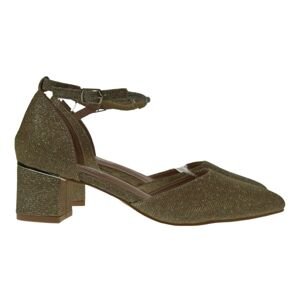 Zlaté elegantné sandále Eleganza